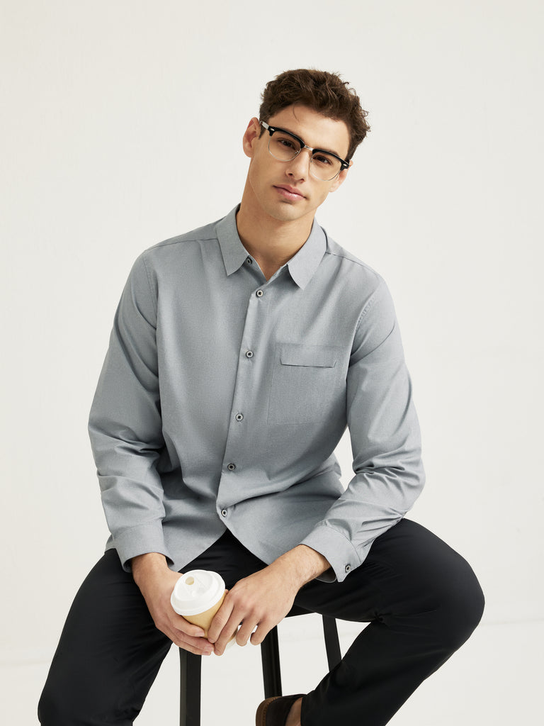 PORTER - Stretch Melange Tech Shirt