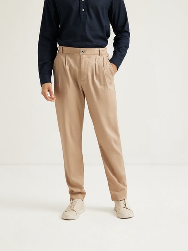 NOAH - Relaxed-Fit Stretch-Linen Pants